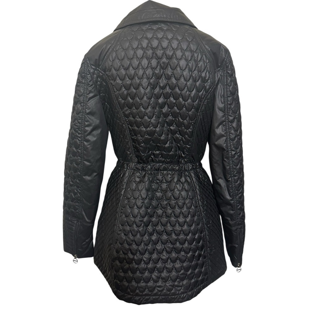Laundry By Shelli Segal Black Quilted Puffer Jacket - Picture 2 of 5